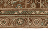 3x10 Light Brown and Brown Turkish Oushak Runner