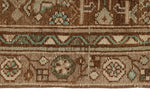 3x10 Light Brown and Brown Turkish Oushak Runner