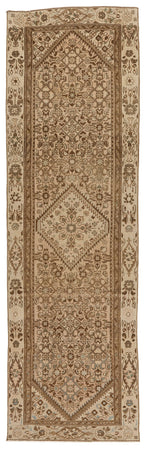 3x10 Brown and Light Brown Persian Runner