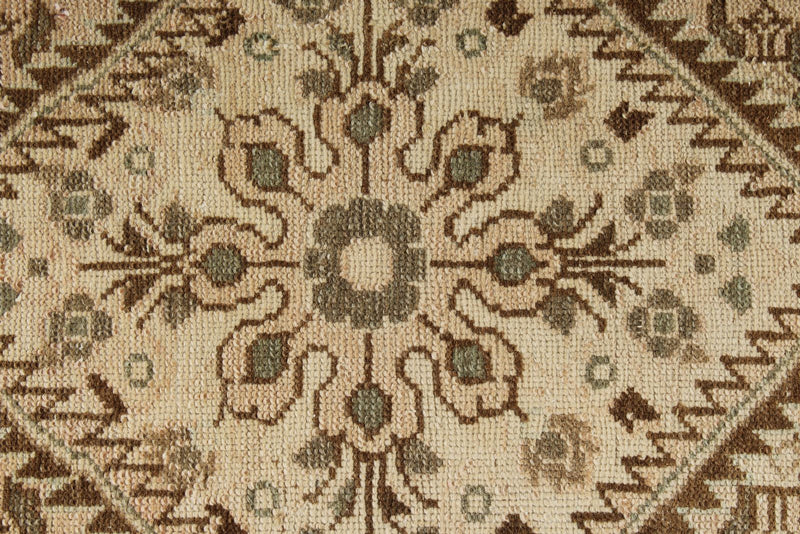 3x10 Brown and Light Brown Persian Runner