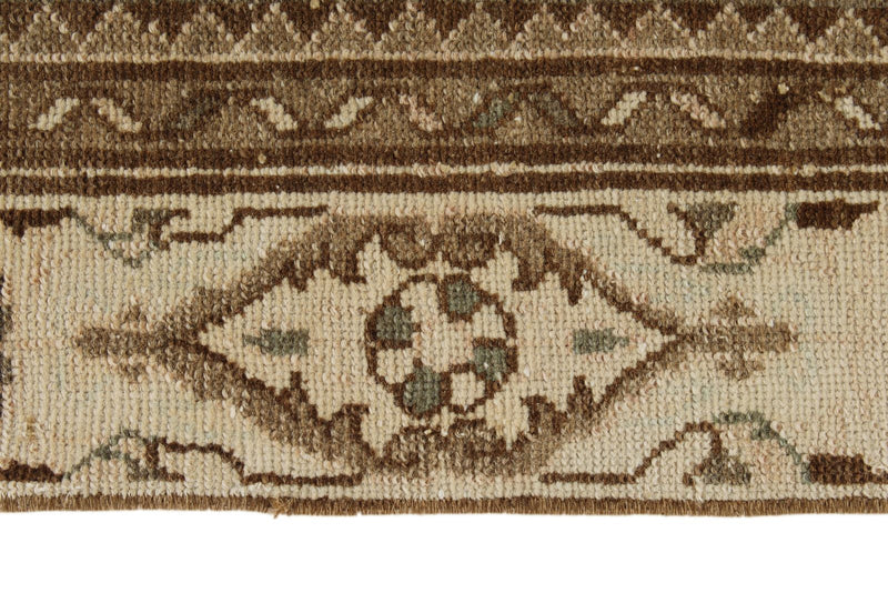 3x10 Brown and Light Brown Persian Runner