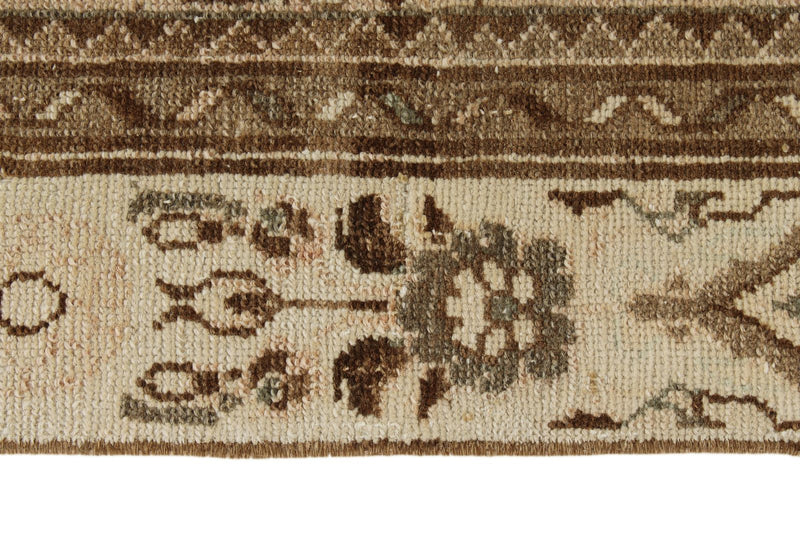 3x10 Brown and Light Brown Persian Runner