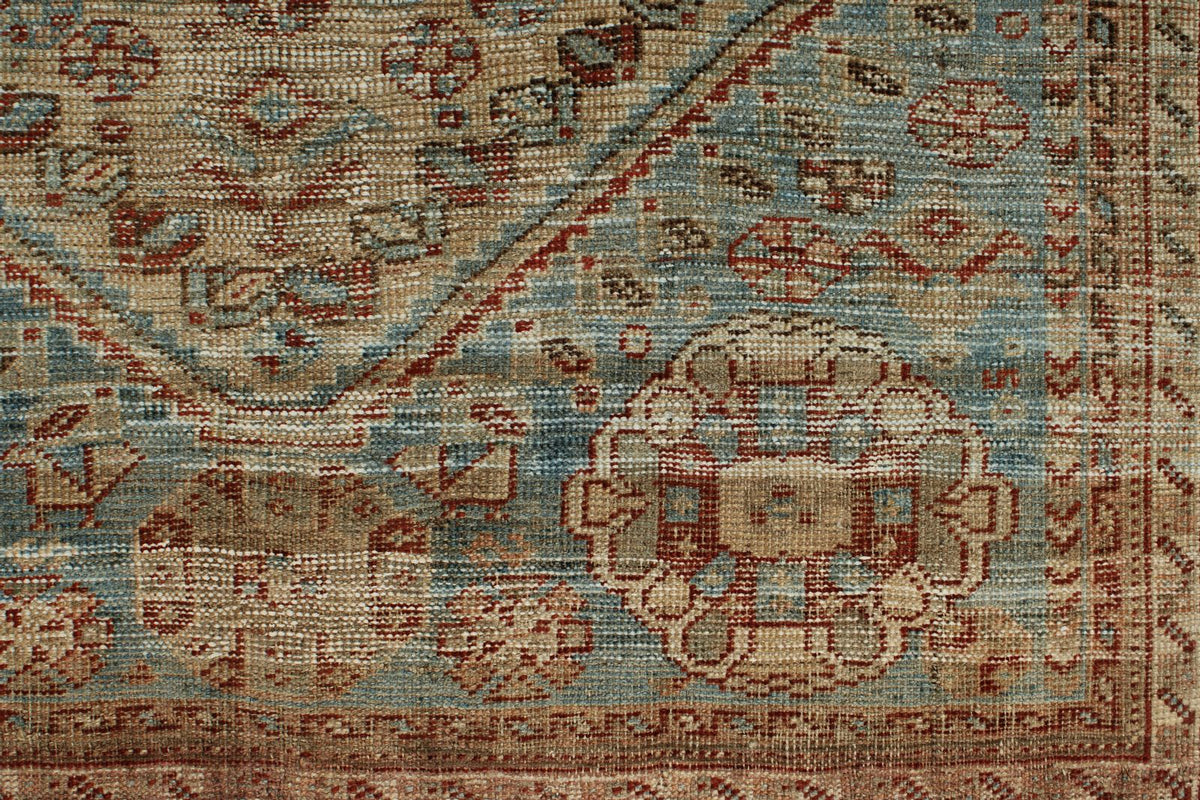4x6 Beige and Light Blue Persian Rug