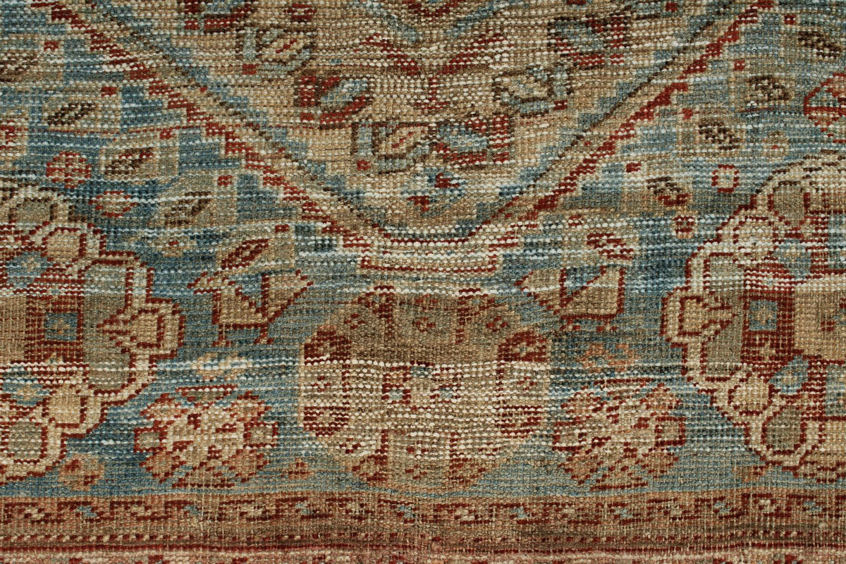 4x6 Beige and Light Blue Persian Rug