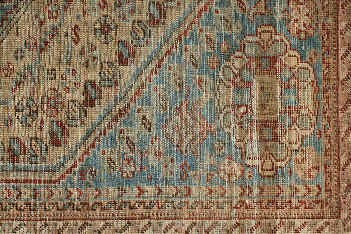4x6 Beige and Light Blue Persian Rug