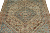 4x6 Beige and Light Blue Persian Rug