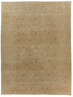 10x13 Light Brown and Multicolor Persian Rug