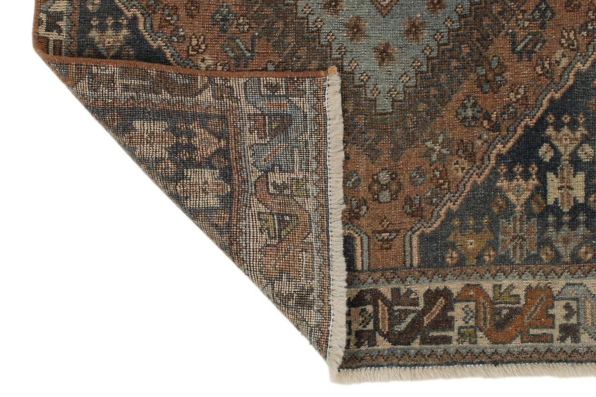 2x23 Brown and Multicolor Persian Traditional Runner