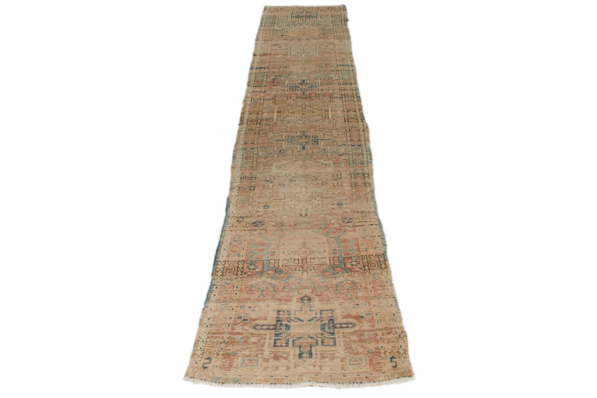 2x11 Rust and Multicolor Persian Runner