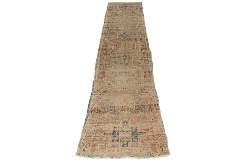 2x11 Rust and Multicolor Persian Runner
