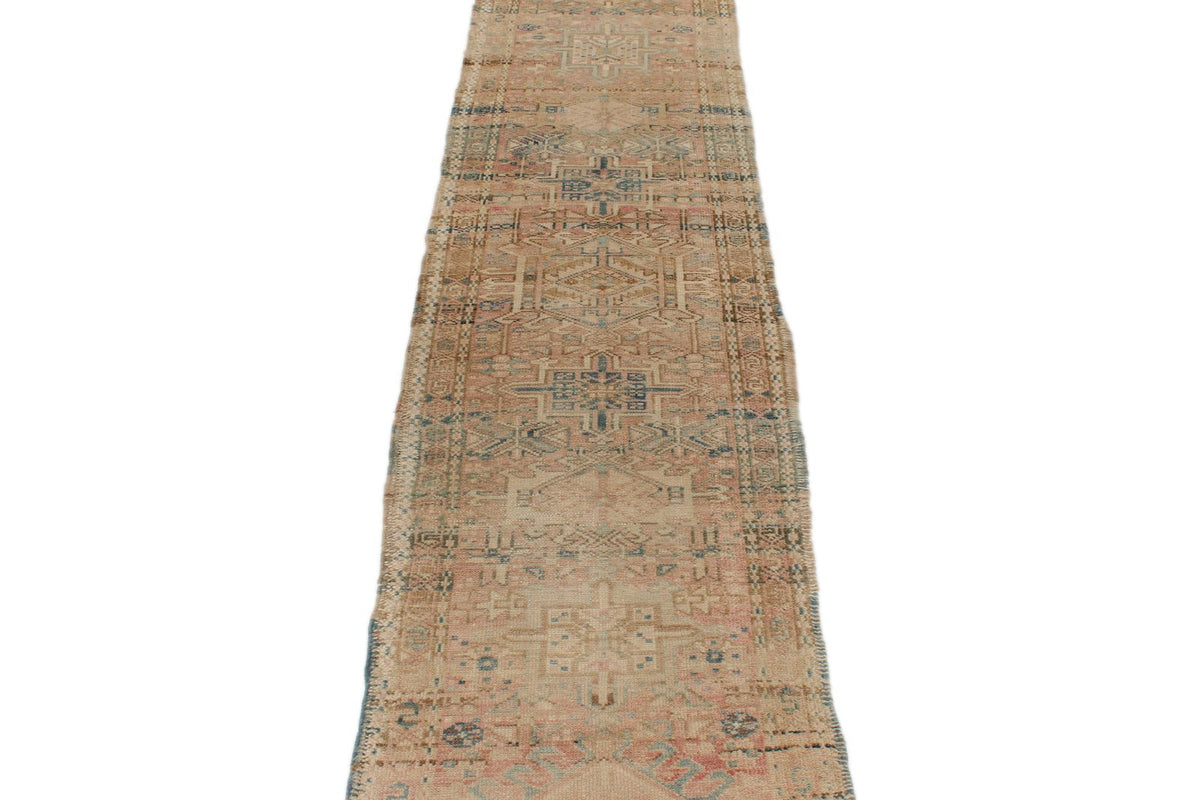 2x11 Rust and Multicolor Persian Runner