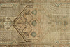 3x10 Light Brown and Multicolor Turkish Oushak Runner