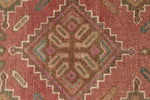 3x10 Pink and Rust Turkish Persian Runner
