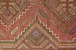 3x10 Pink and Rust Turkish Persian Runner