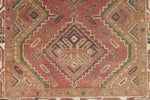3x10 Pink and Rust Turkish Persian Runner
