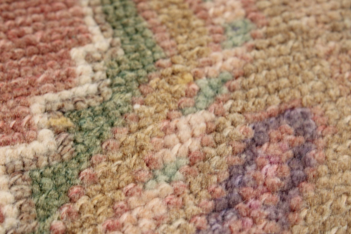 3x10 Pink and Rust Turkish Persian Runner