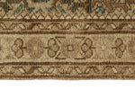 3x10 Light Brown and Brown Turkish Oushak Runner