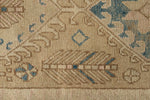 3x13 Beige and Light Brown Turkish Persian Runner
