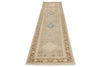 3x13 Beige and Light Brown Turkish Persian Runner