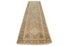3x13 Beige and Light Brown Turkish Persian Runner