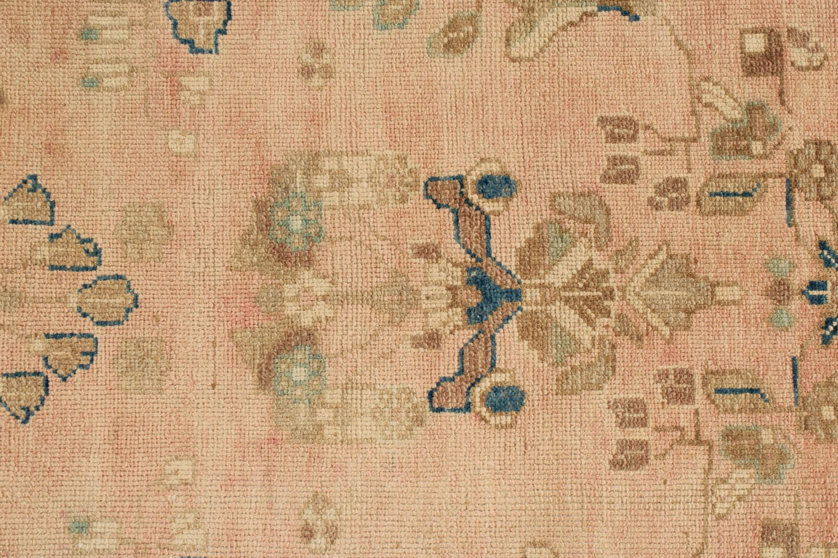 3x11 Pink and Brown Persian Runner