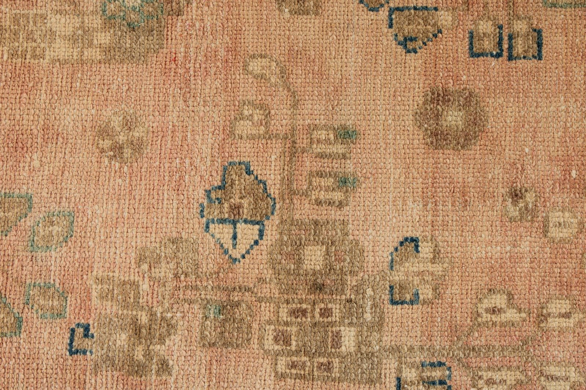 3x11 Pink and Brown Persian Runner