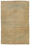 4x7 Camel and Beige Persian Traditional Rug