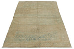 4x7 Camel and Beige Persian Traditional Rug