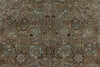 8x11 Brown and Light Blue Persian Traditional Rug