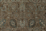 8x11 Brown and Light Blue Persian Traditional Rug