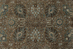 8x11 Brown and Light Blue Persian Traditional Rug