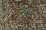 8x11 Brown and Light Blue Persian Traditional Rug