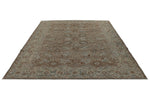 8x11 Brown and Light Blue Persian Traditional Rug