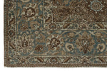 8x11 Brown and Light Blue Persian Traditional Rug