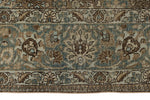 8x11 Brown and Light Blue Persian Traditional Rug