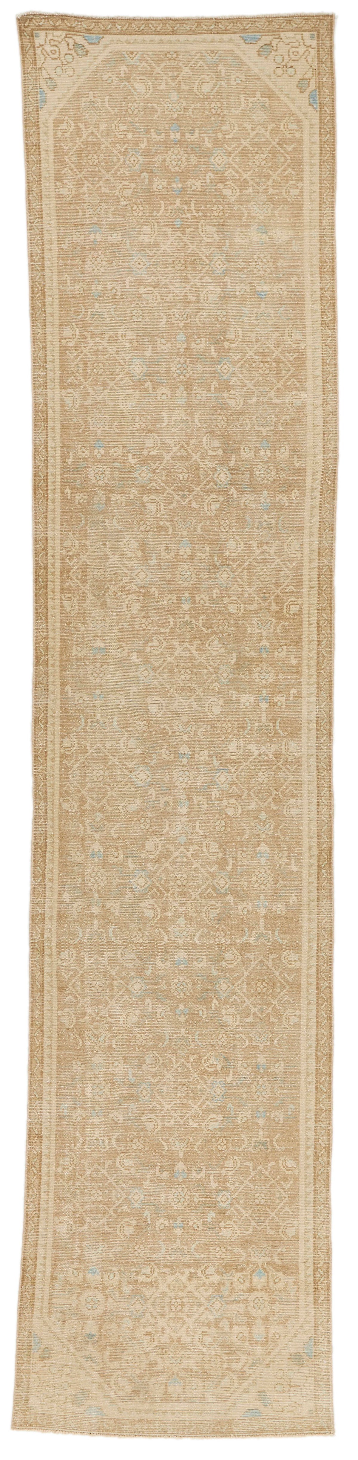 3x12 Light Camel and Light Brown Turkish Persian Runner