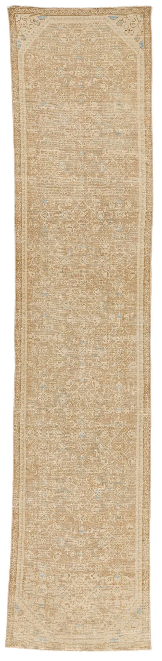 3x12 Light Camel and Light Brown Turkish Persian Runner