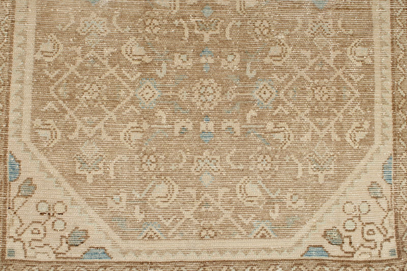 3x12 Light Camel and Light Brown Turkish Persian Runner