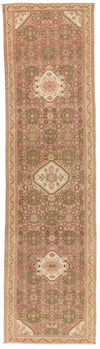 3x10 Brown and Rust Turkish Persian Runner
