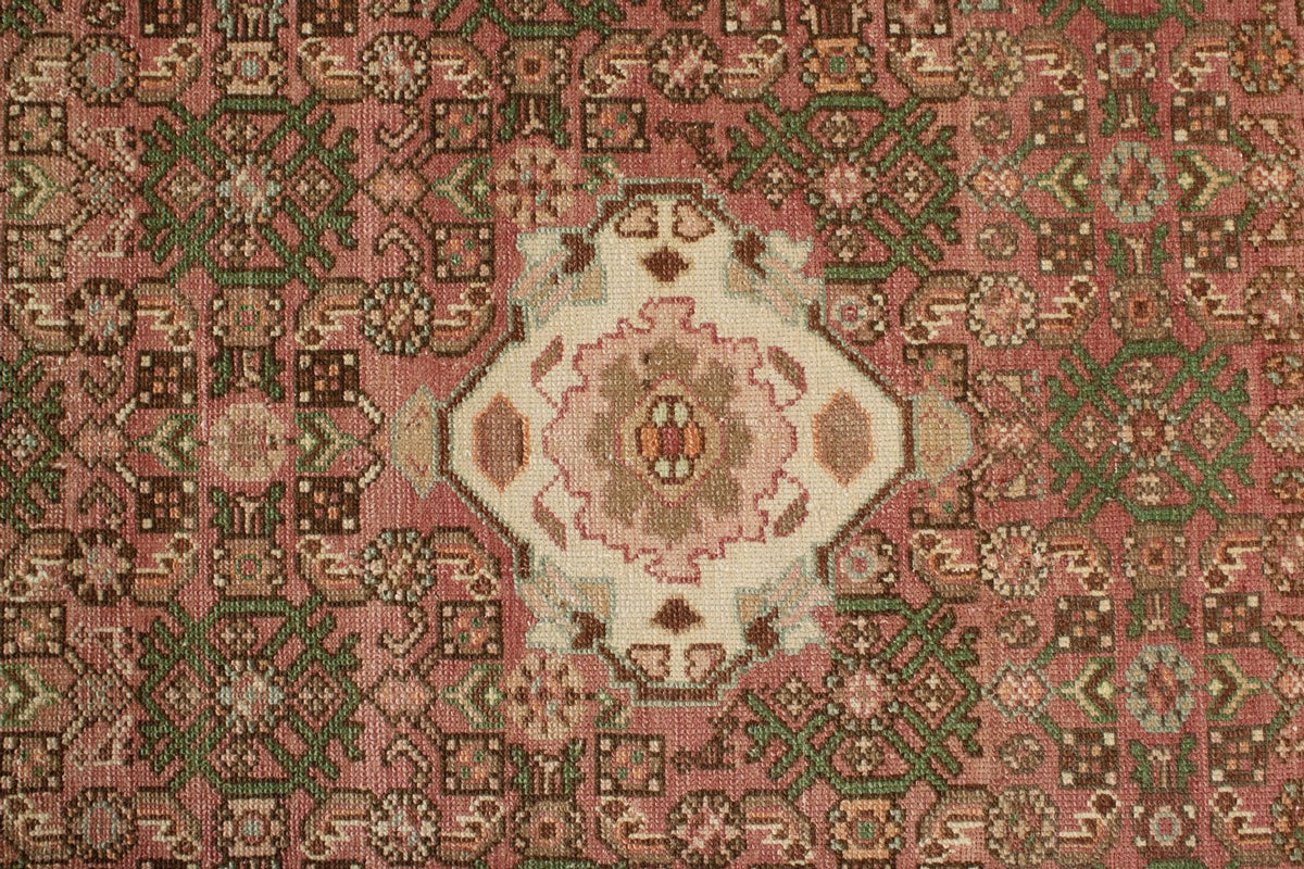 3x10 Brown and Rust Turkish Persian Runner