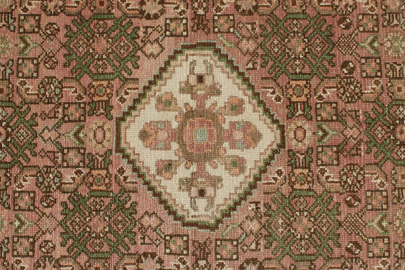 3x10 Brown and Rust Turkish Persian Runner