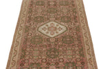 3x10 Brown and Rust Turkish Persian Runner
