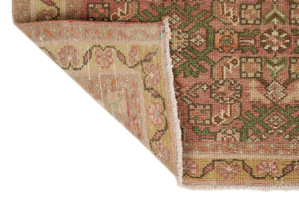 3x10 Brown and Rust Turkish Persian Runner