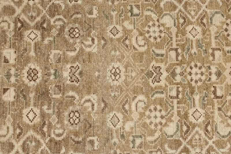 3x10 Light Camel and Light Brown Persian Runner