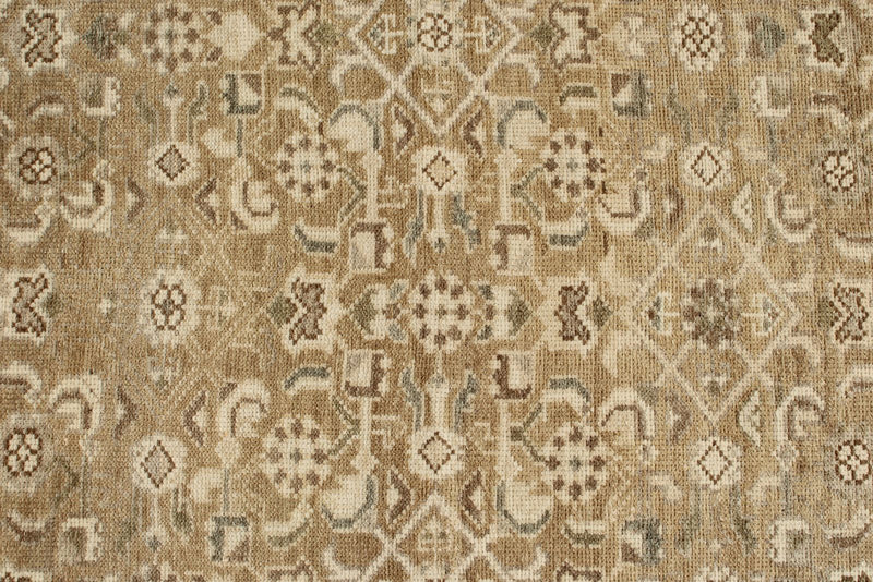 3x10 Light Camel and Light Brown Persian Runner