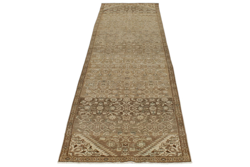 3x10 Light Camel and Light Brown Persian Runner