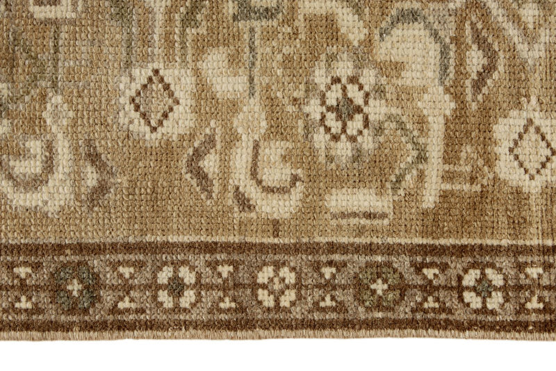 3x10 Light Camel and Light Brown Persian Runner