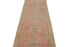 3x13 Pink and Beige Turkish Persian Runner
