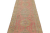 3x13 Pink and Beige Turkish Persian Runner