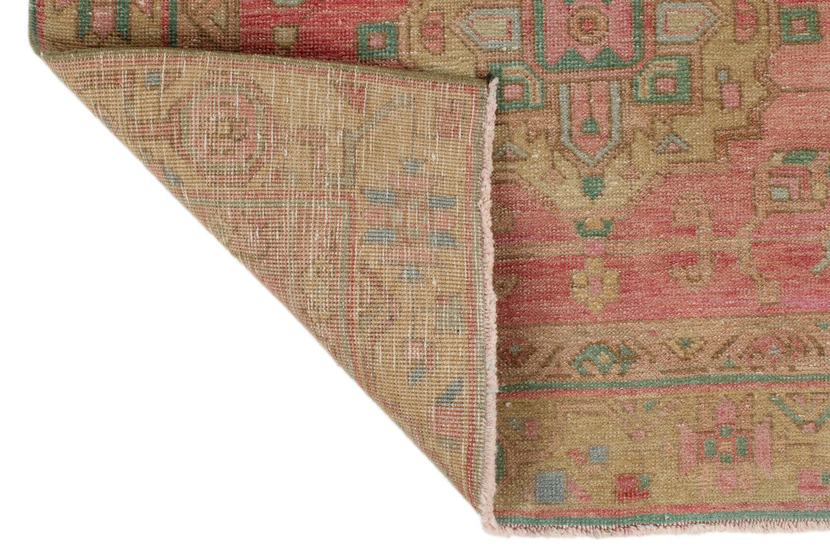 3x13 Pink and Beige Turkish Persian Runner